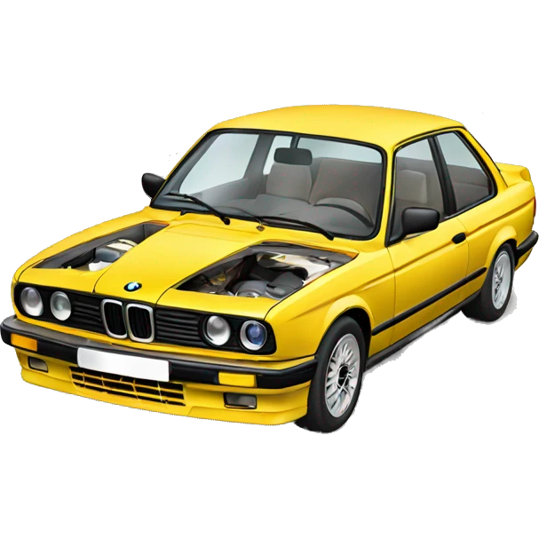 rotten yellow bmw e30 emoji