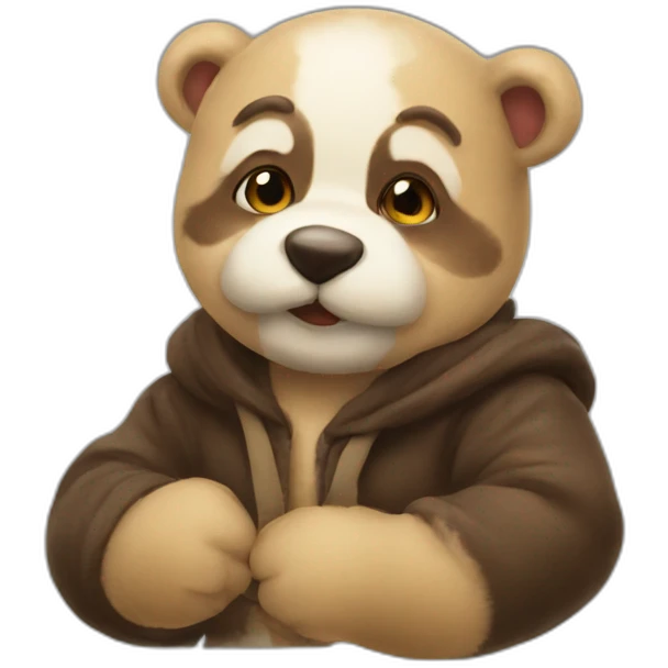 Bisous nours emoji