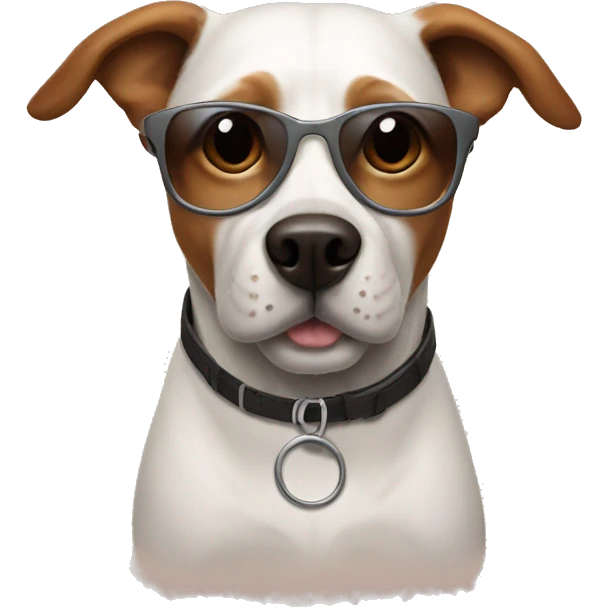 Cool dog emoji