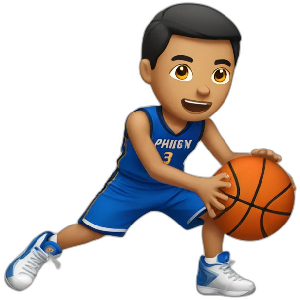 pinoy playing basketball emoji