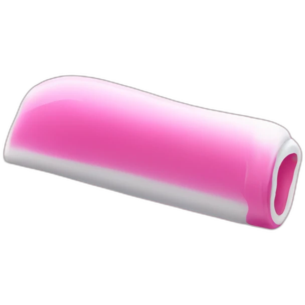 pink toothpaste emoji