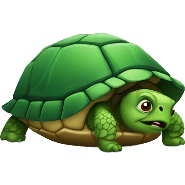suspicious turtle emoji