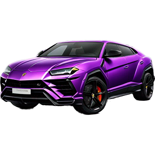 Lamborghini urus purple colour emoji