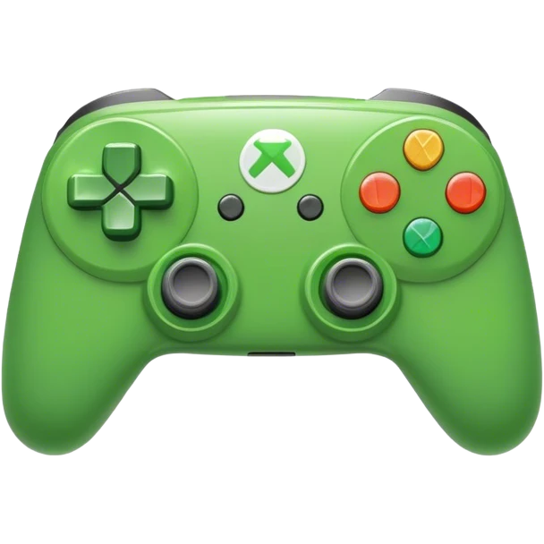 green gaming controller emoji