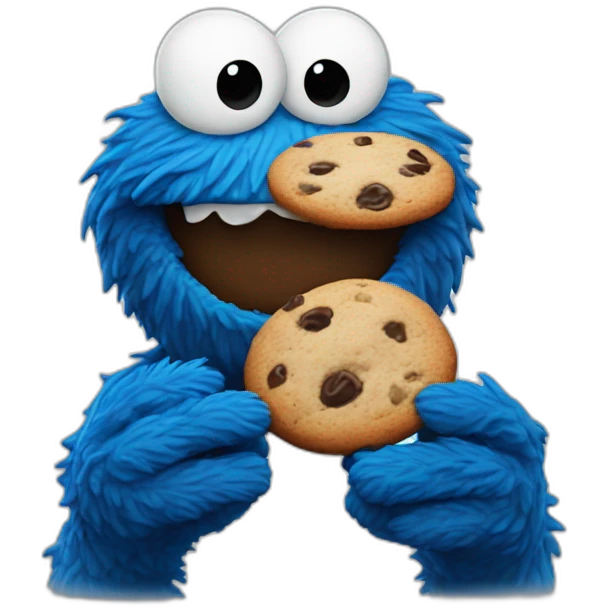 Cookie monster emoji