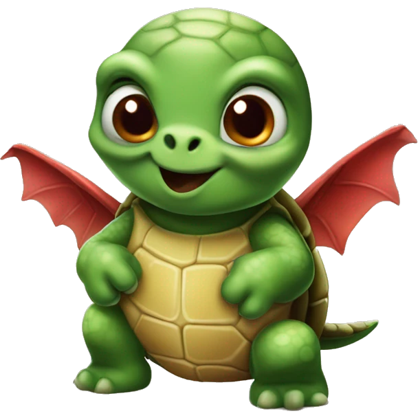 cute turtle devil garbanzo emoji