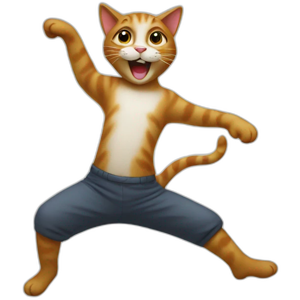dancing cat emoji