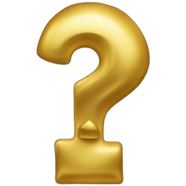 gold exclamation mark emoji
