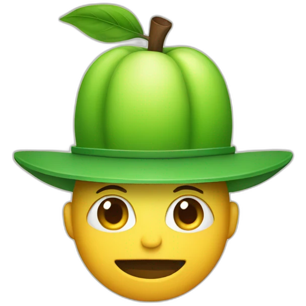 farmer apple head emoji