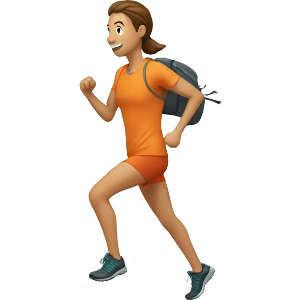 trail running emoji