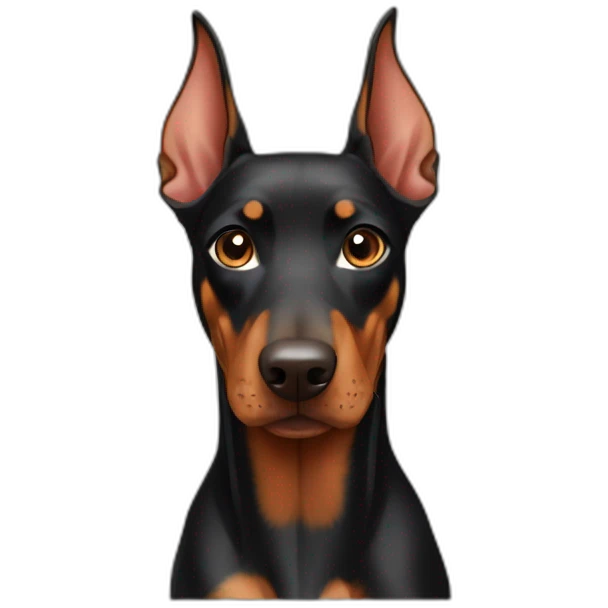 Doberman pinscher emoji