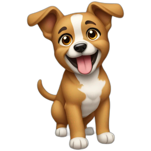 Cachorro voando emoji