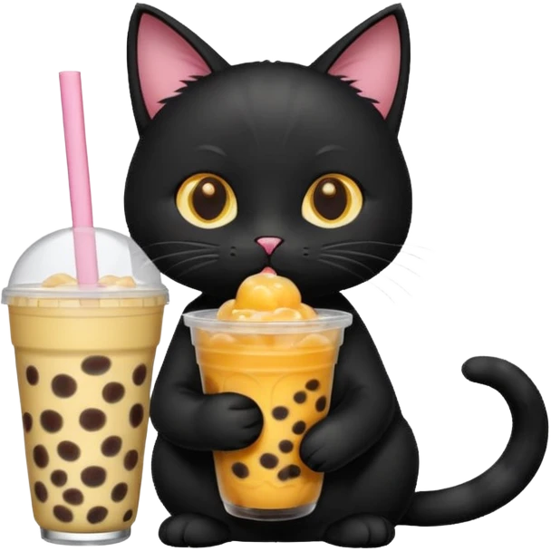 🐈‍⬛🧋 emoji
