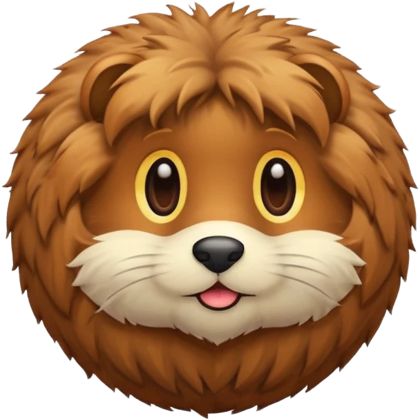 Hairy balls emoji