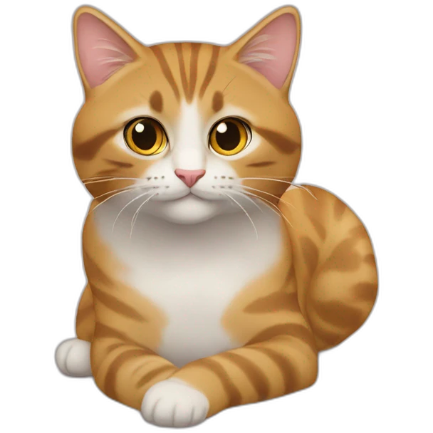Сова и котик emoji