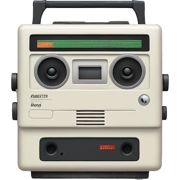 Talkboy - cassette recorder from the movie "Home Alone" emoji