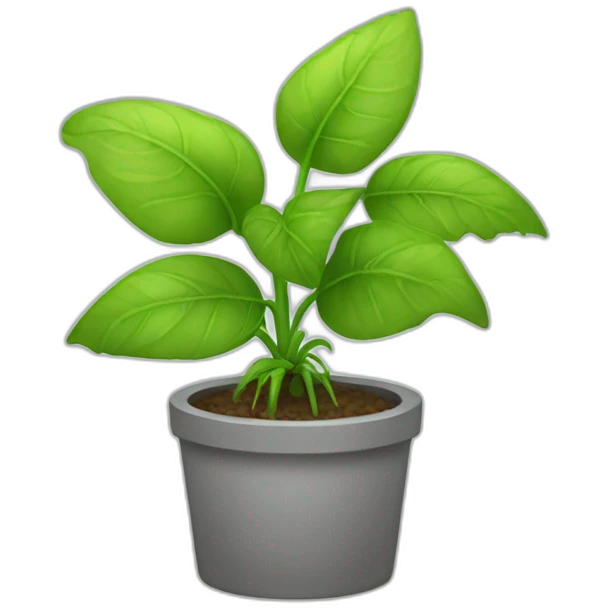 Misting plant emoji
