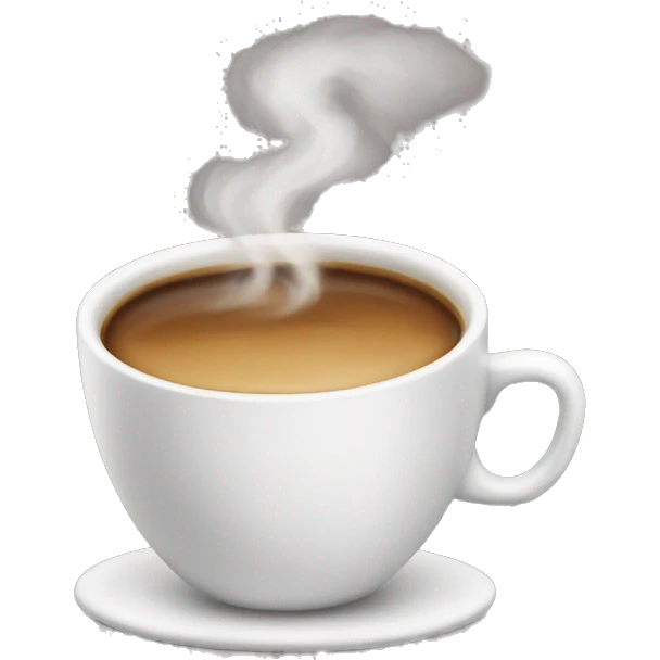 Steaming coffe cup emoji