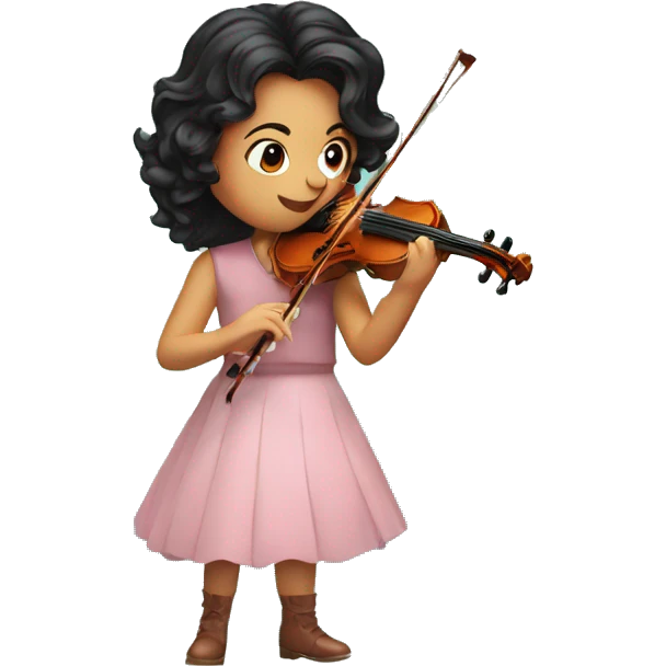 Violinista morena emoji