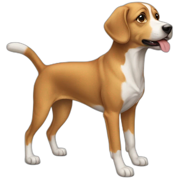 Chat sur chien emoji