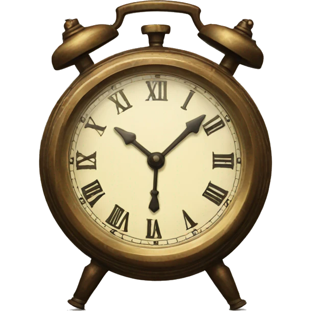 vintage clock emoji