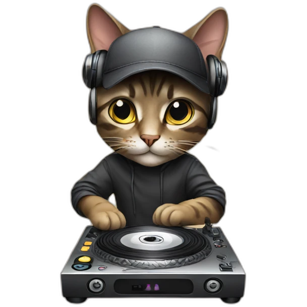 dj cat emoji