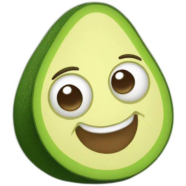 avocado smirk emoji