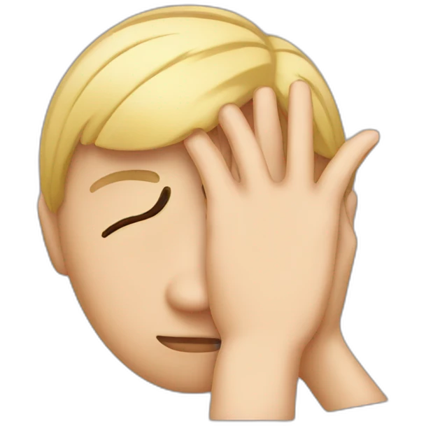 facepalm emoji