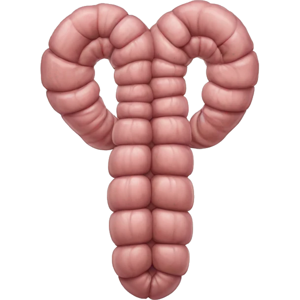two intestines emoji