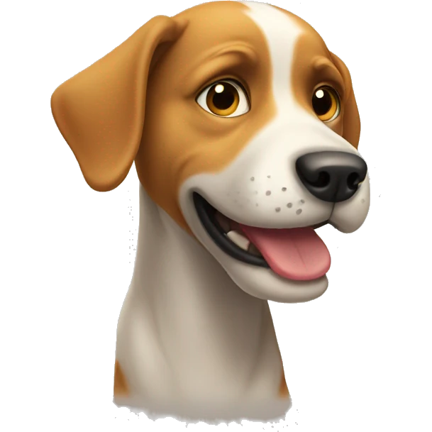 Dog being sneaky emoji