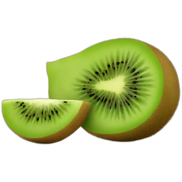 Kiwi fruit and kiwi bird emoji