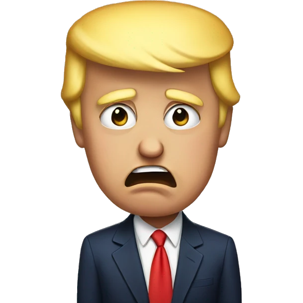 Trump crying emoji