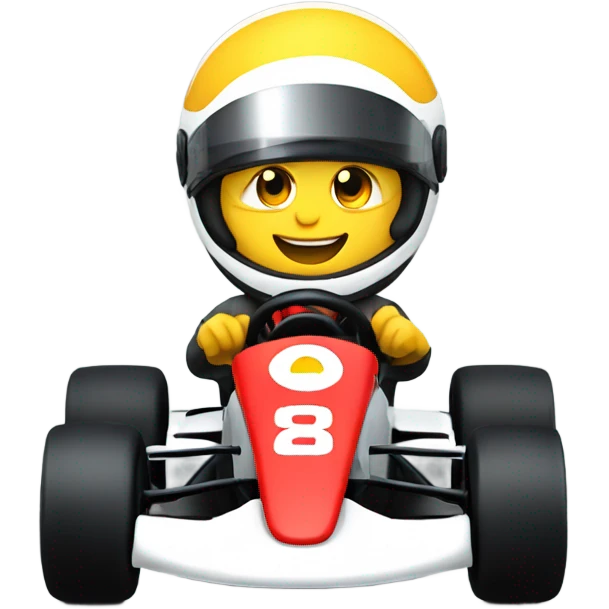 Go karting in the circuit Spa emoji