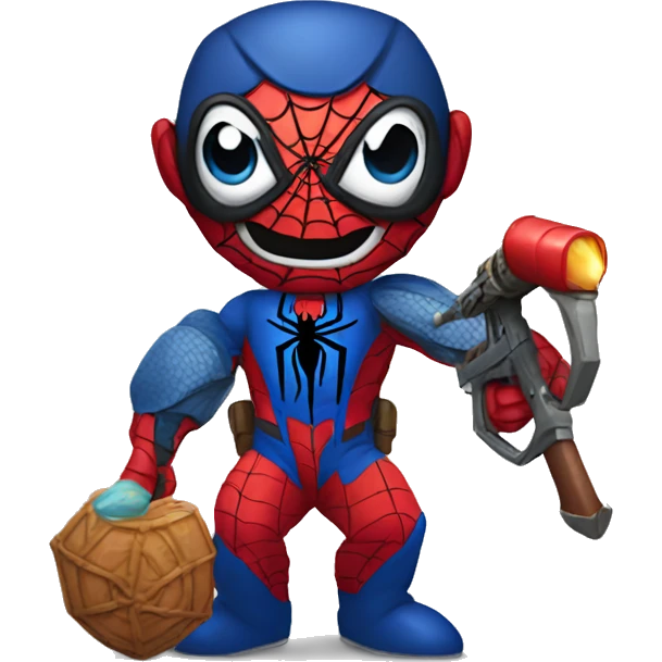 spiderman with an rpg emoji