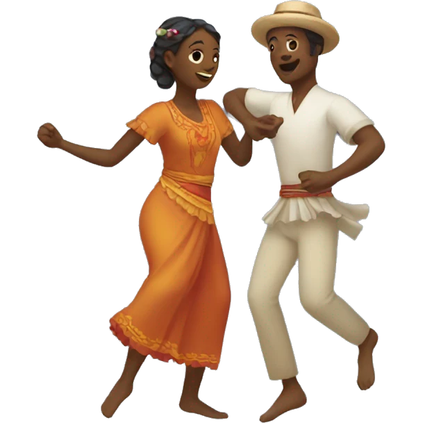 2 people Folklore dance  emoji