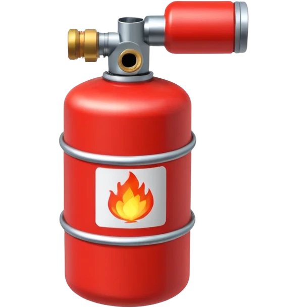 red gas canister emoji