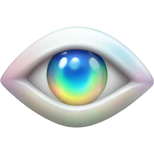 opal crystal eye emoji