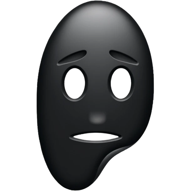 Black shadows emoji