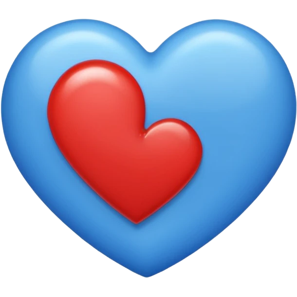 🩵🔴💙 emoji