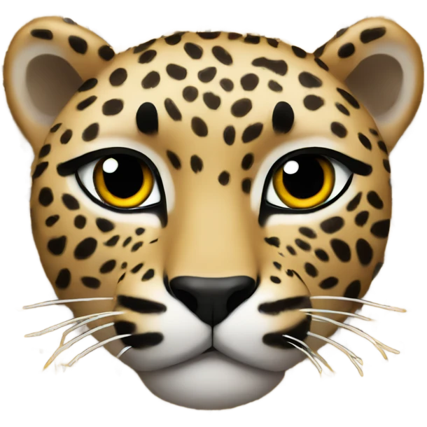leopard heart emoji