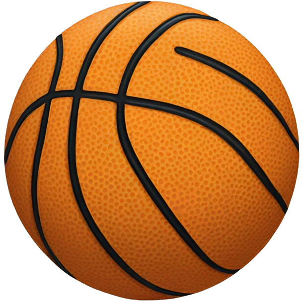 orange asketball emoji