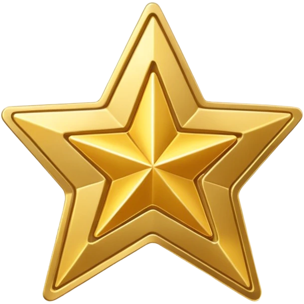 A cute 3D Stylized icon of Star Ticket Pass Iconfor game emoji