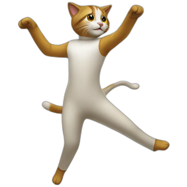 Un chat qui danse emoji