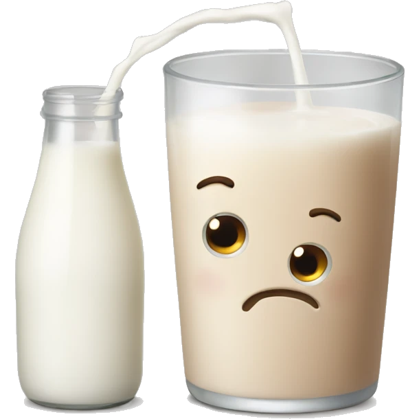 Drinking milk emoji