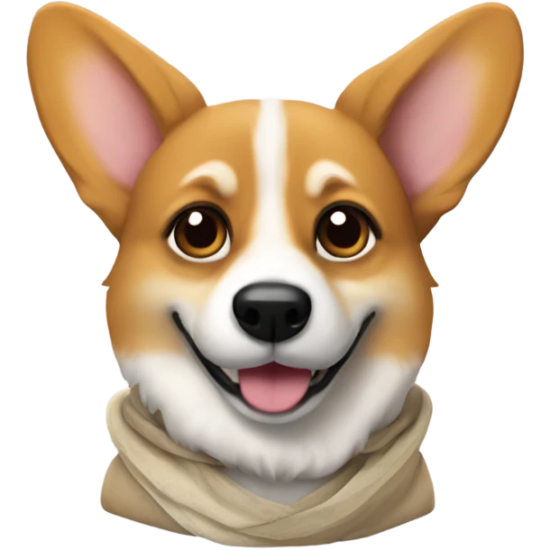 Jedi corgi emoji