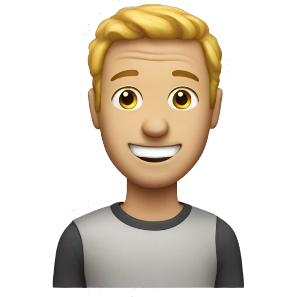 emojis-saying cheese-white guy emoji