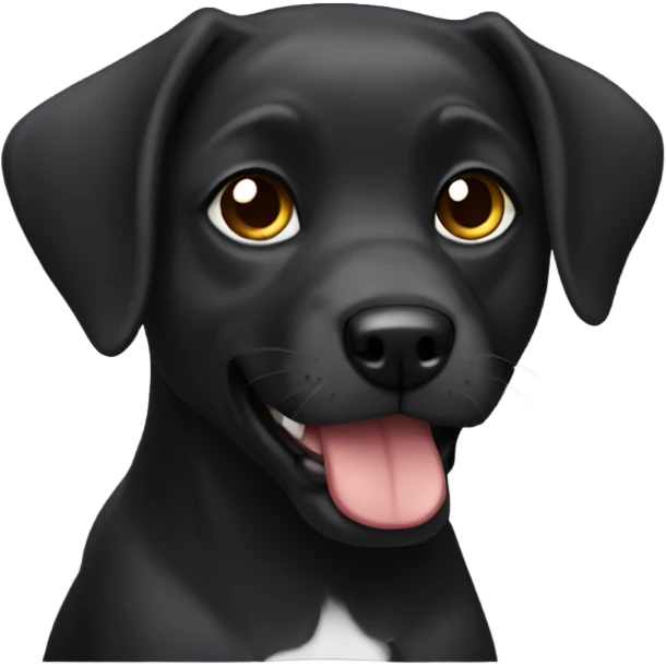 Perrito negro emoji