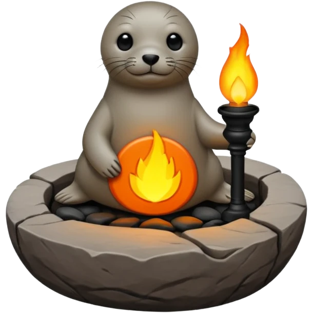 Seal oil lamp (qulliq) emoji