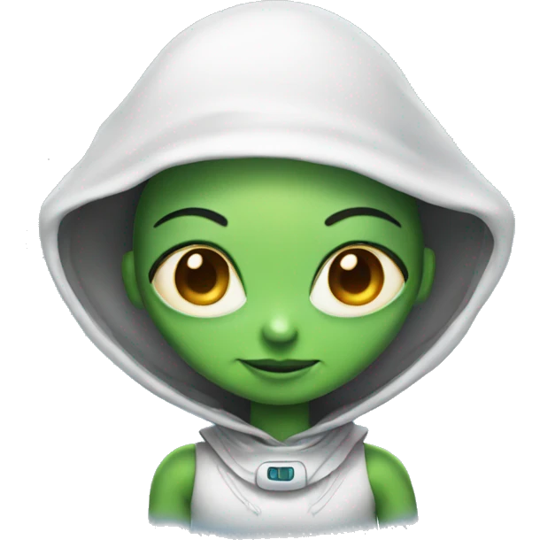 Pretty alien emoji