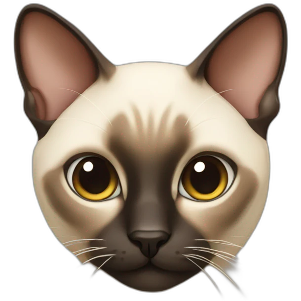 Siamese cat emoji